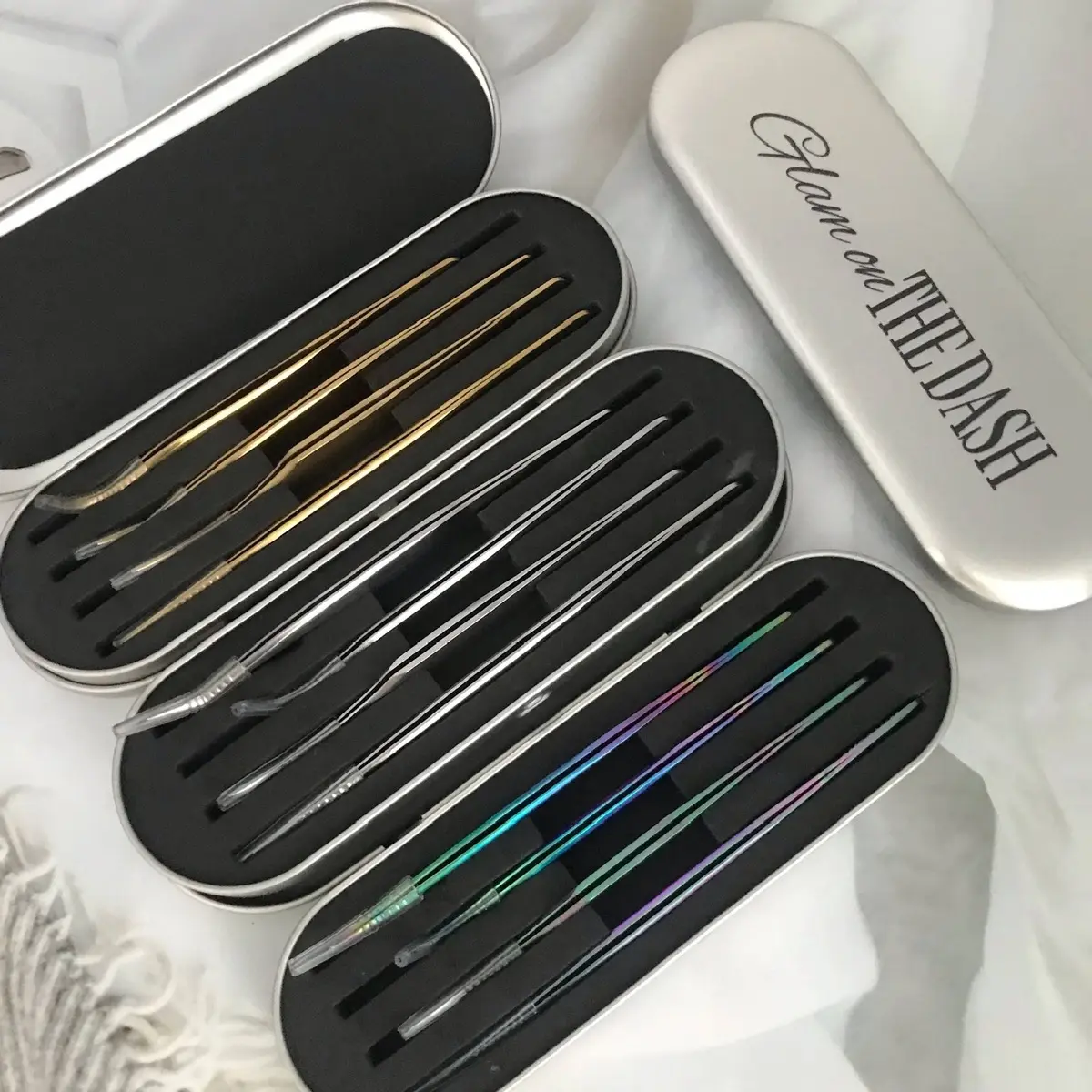 Glam lash extension tweezers