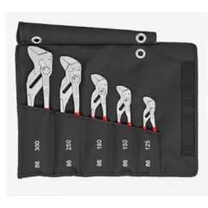 Knipex Tool Roll Pliers Wrench Set - 5 Piece