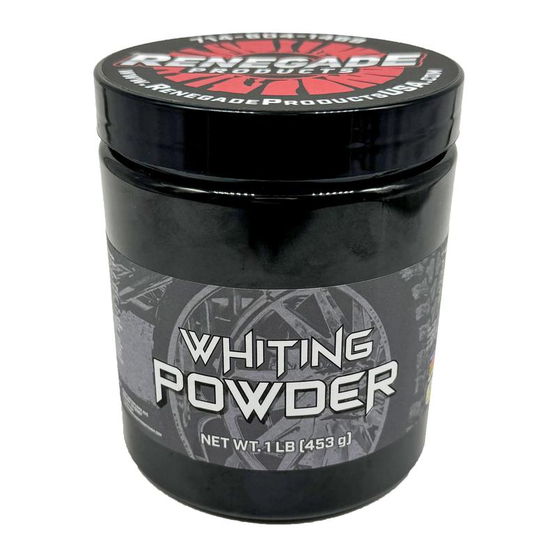 Renegade Products Whiting Powder | Ultra-Fine Calcium Carbonate Cleaner for Metal Polishing, Plating & Surface Restoration (1lb)