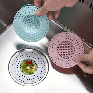 Multi-Pack Random Color Sink Drain Strainer (1-15PCS) | Anti-Clog & Insect-Proof Drainage Filter | Easy to Rinse & Durable Silicone Drain Cover for Kitchen, Bathroom & Laundry Sinks