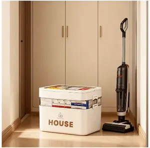 Medication & first aid Storage Box with Lids - Heavy-Duty Plastic Multi-Layer Organizer, Portable Medicine