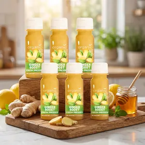 Vive Organic Ginger Fresh Pressed Pure Boost Wellness Shot 2 oz