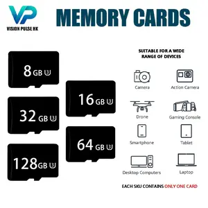 2026 High Speed Micro SD TF Card, Storage Expansion Card, 64GB 128GB 256GB, Fast Transfer up to 160MB/s, 4K UHD Full Compatibility, Universal for Phones Tablets Cameras Laptops Car Radios Gaming Consoles Speakers, Waterproof Shockproof Durable Memory Card