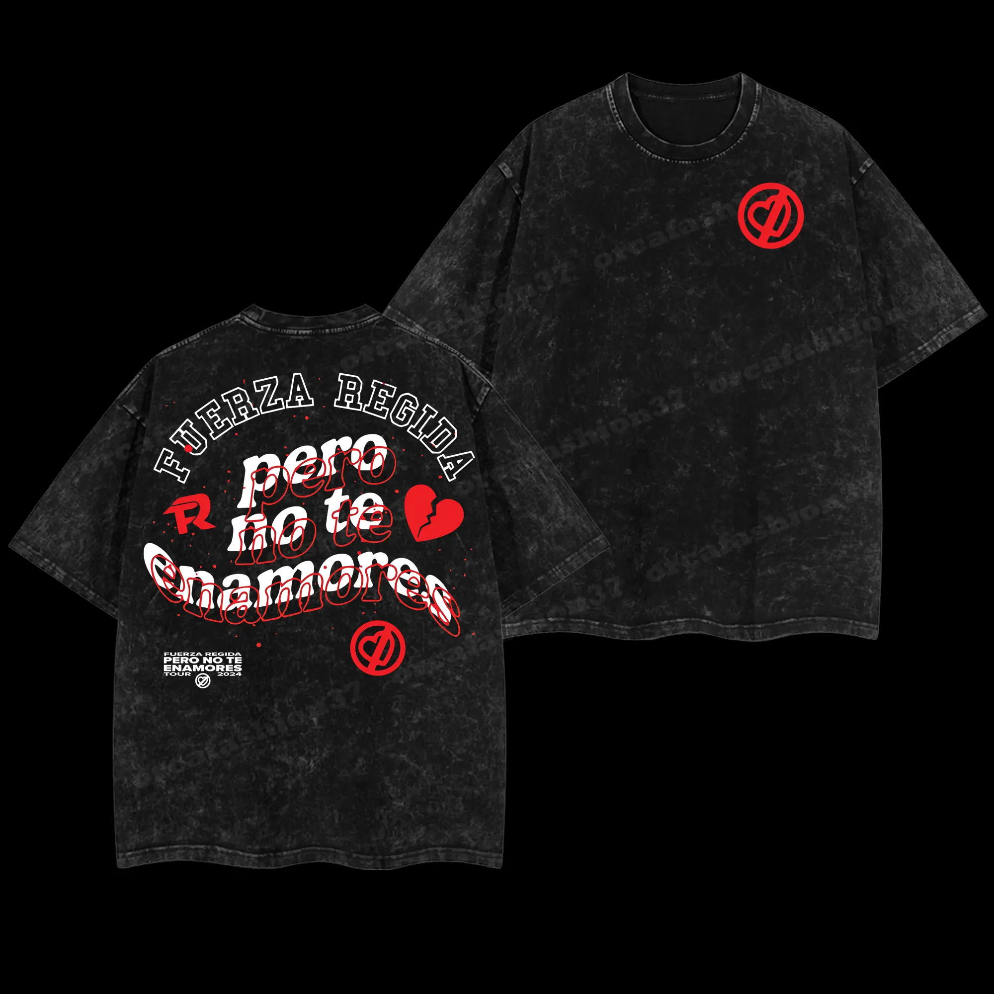 Vintage Fuerza Regida Pero No Te Enamores 2.82 Graphic T-Shirt, Tatino Streetwear Fashion, Regional Mexicano Shirt, Fuerza Regida Merch, Menswear Top Y2K Mexico, Pepper Comfort Colors