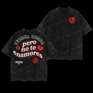 Vintage Fuerza Regida Pero No Te Enamores 2.82 Graphic T-Shirt, Tatino Streetwear Fashion, Regional Mexicano Shirt, Fuerza Regida Merch, Menswear Top Y2K Mexico, Pepper Comfort Colors