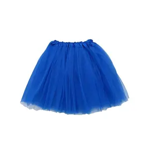 Royal Blue Tutu Skirt for Women – 3-Layer Tulle Ballet Skirt for Costume, Dress-Up, Dance, & Cosplay