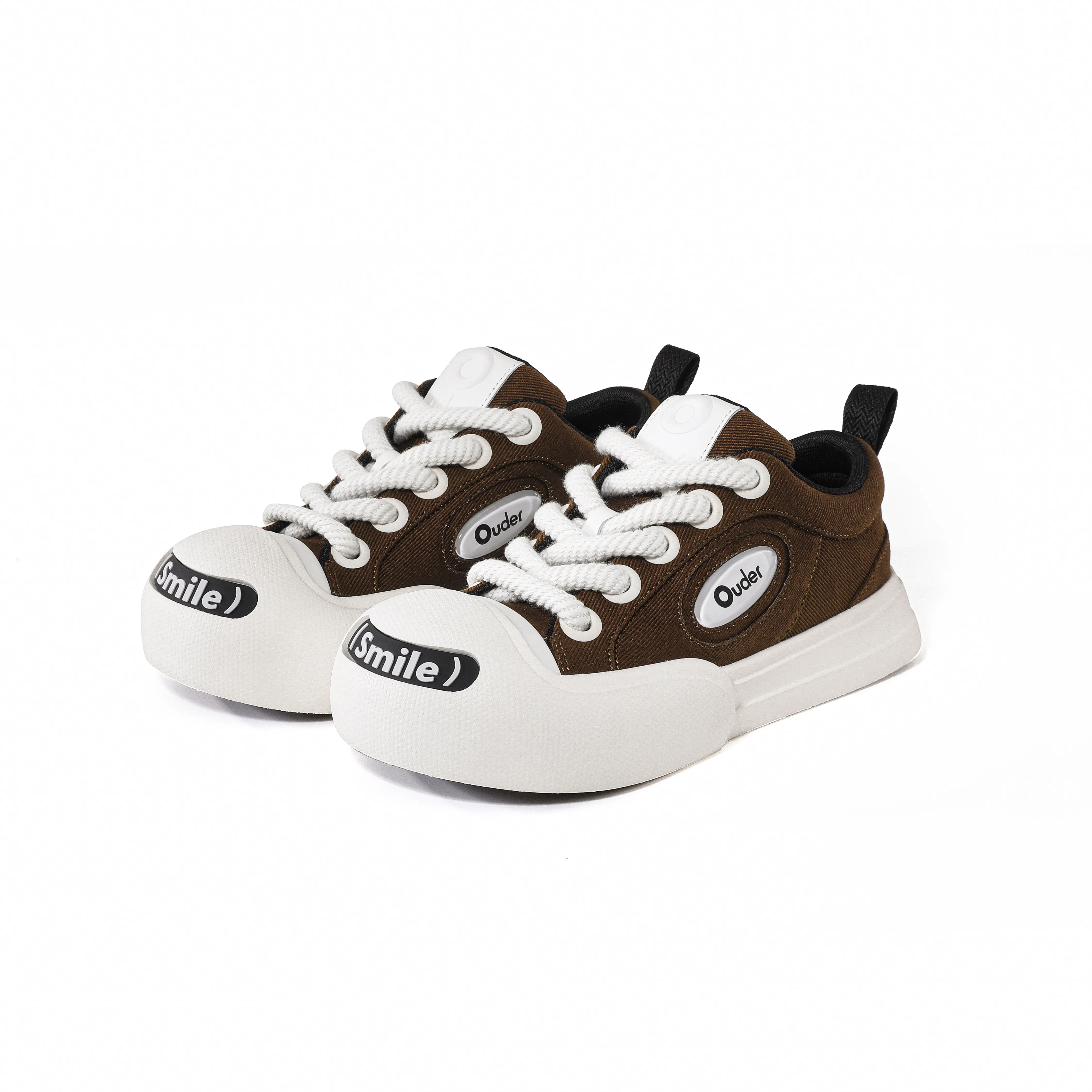 Smile Nuterra Canvas Shoes Girl Women Closed Sneaker Women's Lace