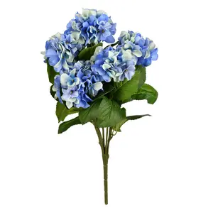 Vickerman FR190202 21" Artificial Blue Hydrangea Bush.