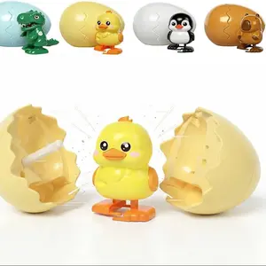 Wind-Up Dinosaur Egg Hatching Toy, Rotate the Egg to Hatch a Walking Animal, Reusable Clockwork Fun Animal Toy for Boys and Girls, Ideal Gift for Birthdays, Holidays, and Easter