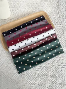 Vintage Polka Dot Print Wide Hairband, High-End Fashion Sporty Sweat-Wicking Elastic Headband, 1pc Best-Selling