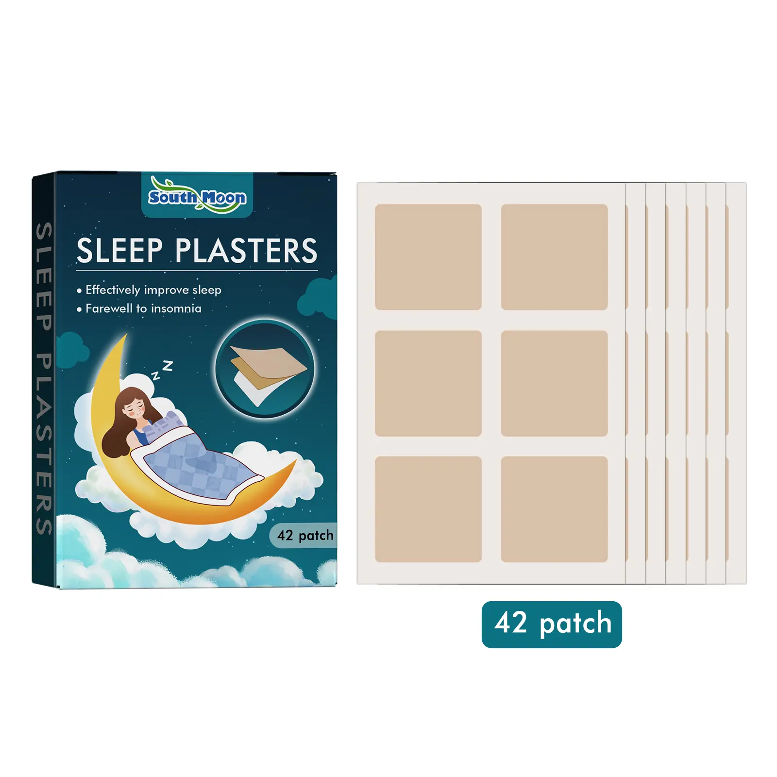 Sleep Patches for Adults | Natural Relaxation Patch | Nighttime Wellness Care for Better Sleep Routine