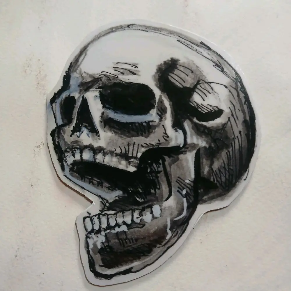 3 skull sticker pack - Three unique skull stickers 3 skull sticker pack - Three unique skull stickers