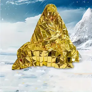 3/6-Pack Outdoor Insulation Blanket, Disaster Relief and Emergency Survival Blanket, Life-Saving Self-Rescue Blanket, Cold and Sun Protection, Thermal Insulation Emergency Gear