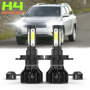 H4 9003 LED Headlight Bulbs White High Low Beam For 2008 2009 2010 Toyota Highlander