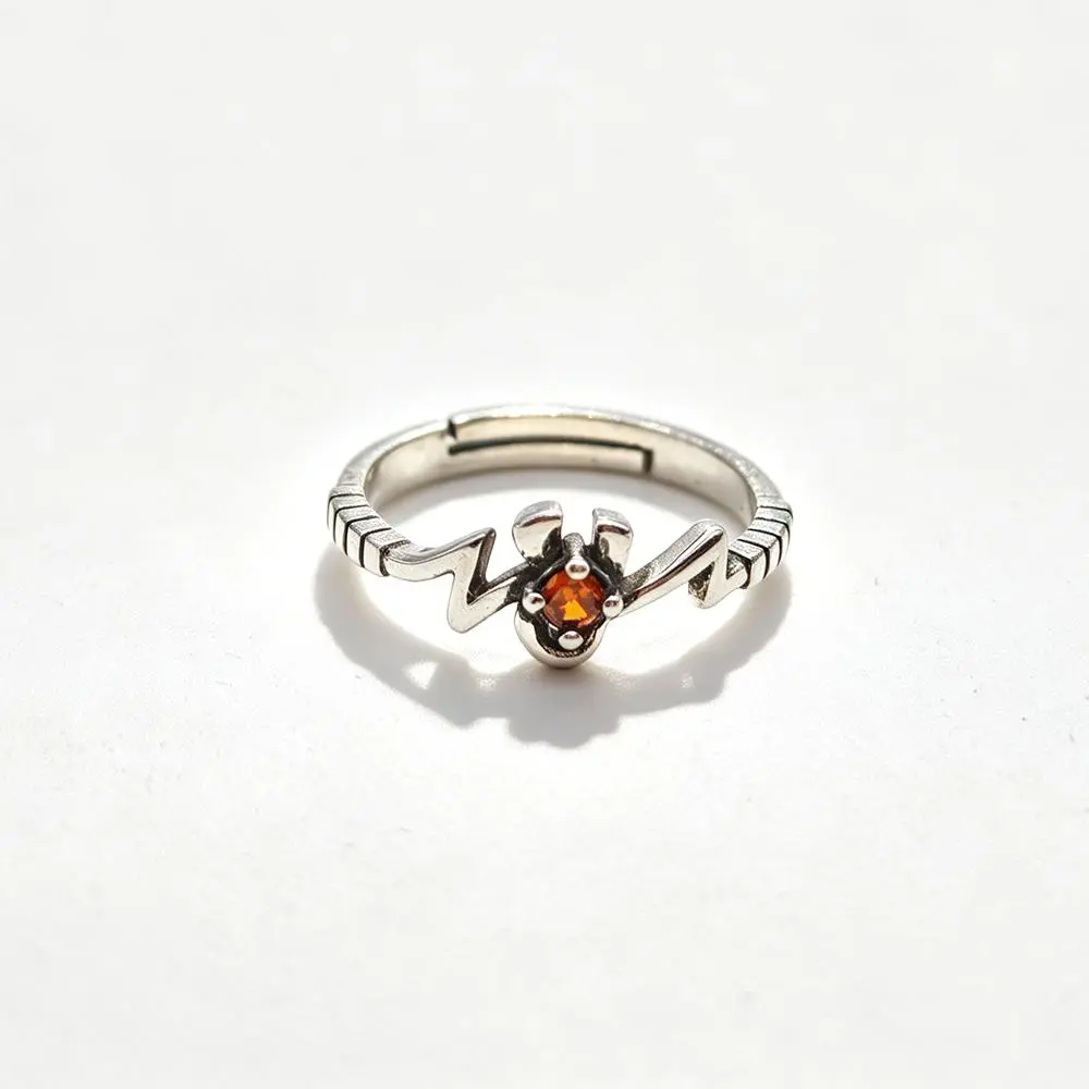 Anime ‌My Hero Midoriya Izuku Bakugou Katsuki Mirko Cosplay Ring Unisex Vintage Punk Rabbit Adjustable Rings Jewelry Accessories