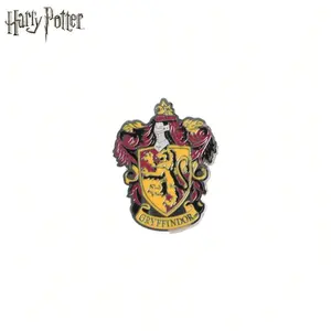 1PC Harry Potter Officially Licensed Gryffindor Lapel Pin Silver Enamel Metal Brooch for Clothes/Backpack Birthday Gifts Accessories