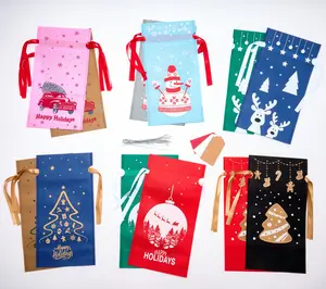 LocknLock Set of 12 Multi-Color Wine Gift Bags w/ Gift Tags LocknLock Set of 12 Multi-Color Wine Gift Bags w/ Gift Tags