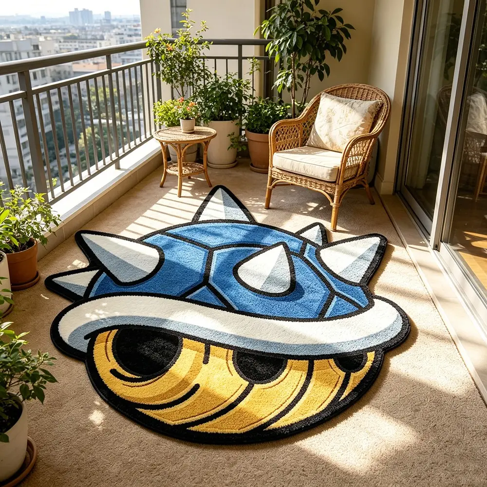 Creative Turtle Shell Rug, Modern Artistic Style, Contemporary Rugs, Washable Soft Carpet, Modern Area Rug, Decorative Area Rug, Home Decor Rug, Ideal for Living Room, Bedroom, Office, Gift Idea