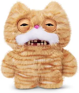Fuggler Alley Cats 9-Inch Plush Toy (Stinkface) by ZURU – Funny Ugly Monster Stuffed Animal with Human-Like Teeth, Collectible Plush for Kids, Tweens, Teens, Adults & Cat-Loving Weirdos