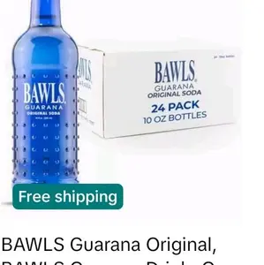 Bawls Guarana Soda - Original Flavor Energy Drink - Berry Flavor - 250ml - Taffy, Beverage