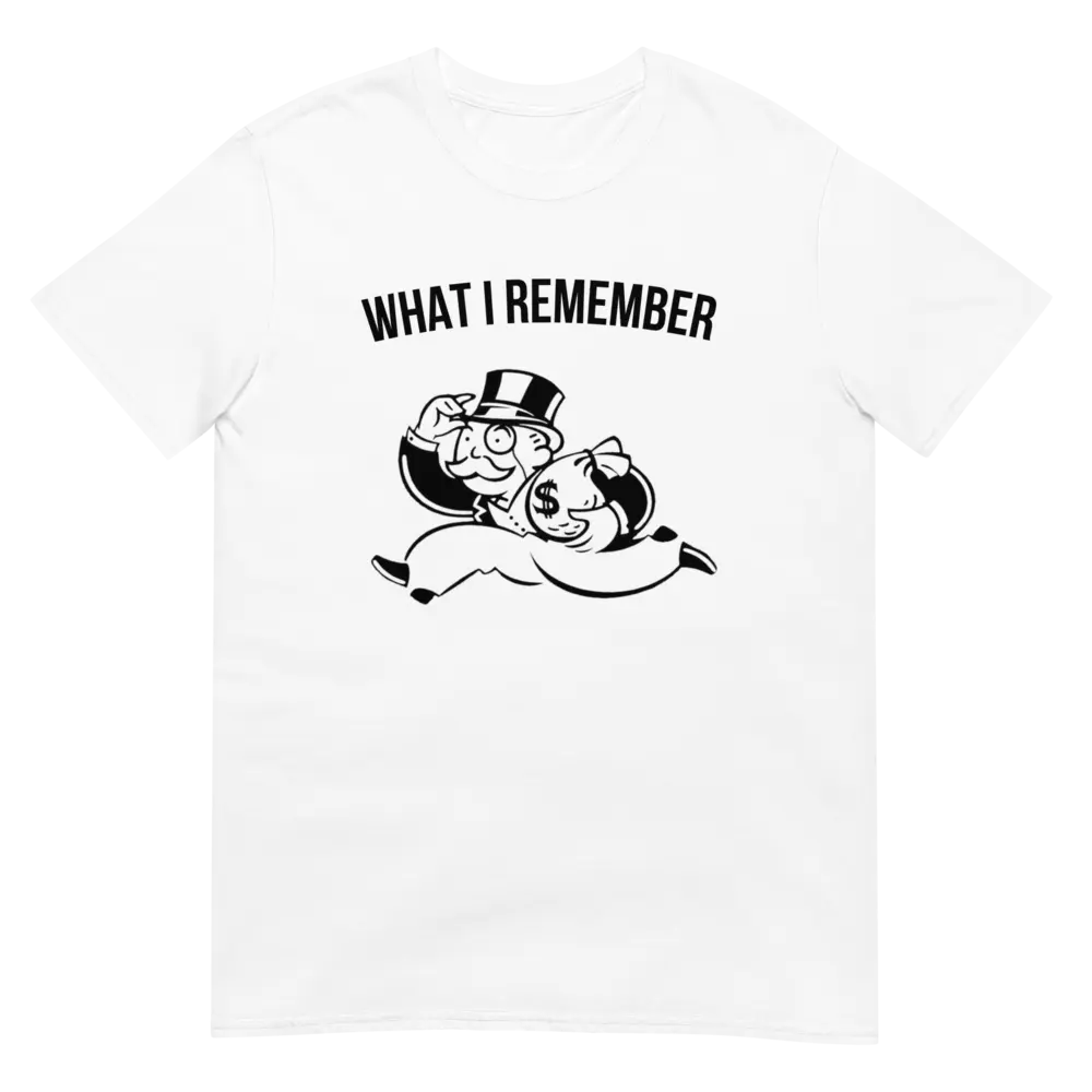 Monopoly Man Mandala Effect Short-Sleeve Unisex T-Shirt