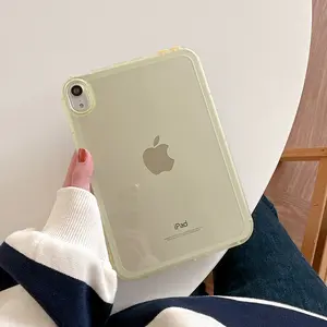 Silicone Case for iPad 10th/11th Gen A16, Anti-Drop Soft Cover, Transparent Protective Shell for iPad Air Mini Pro Series, Tablet Casing