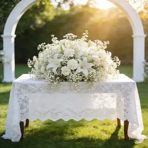 20 Carnations + 8 Lilies + 50 Starflowers, Relaxing Flowers, Calming Atmosphere, Stress Relief, Anxiety Reduction, Universal Setting