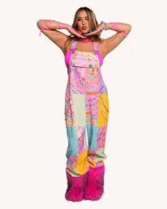 Pixxie Stixx x iHR Kandi Trip Overalls
