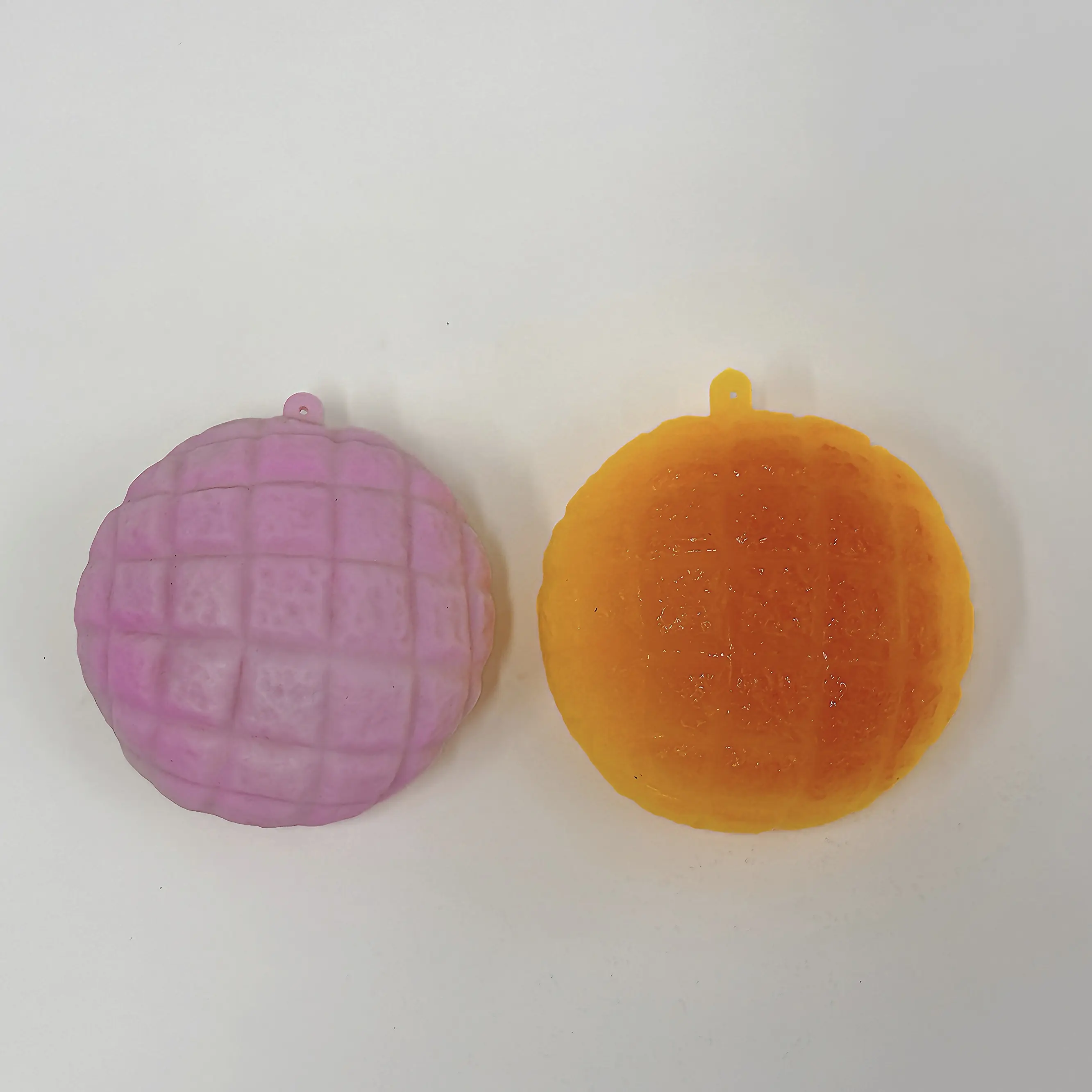 Mochichi Bakery Bun Squishy Toy - Realistic Food Squishy, Crunchy Moldable Fidget Toy, Stress Ball, ASMR Sensory Toy, Strawberry & Butter Bun