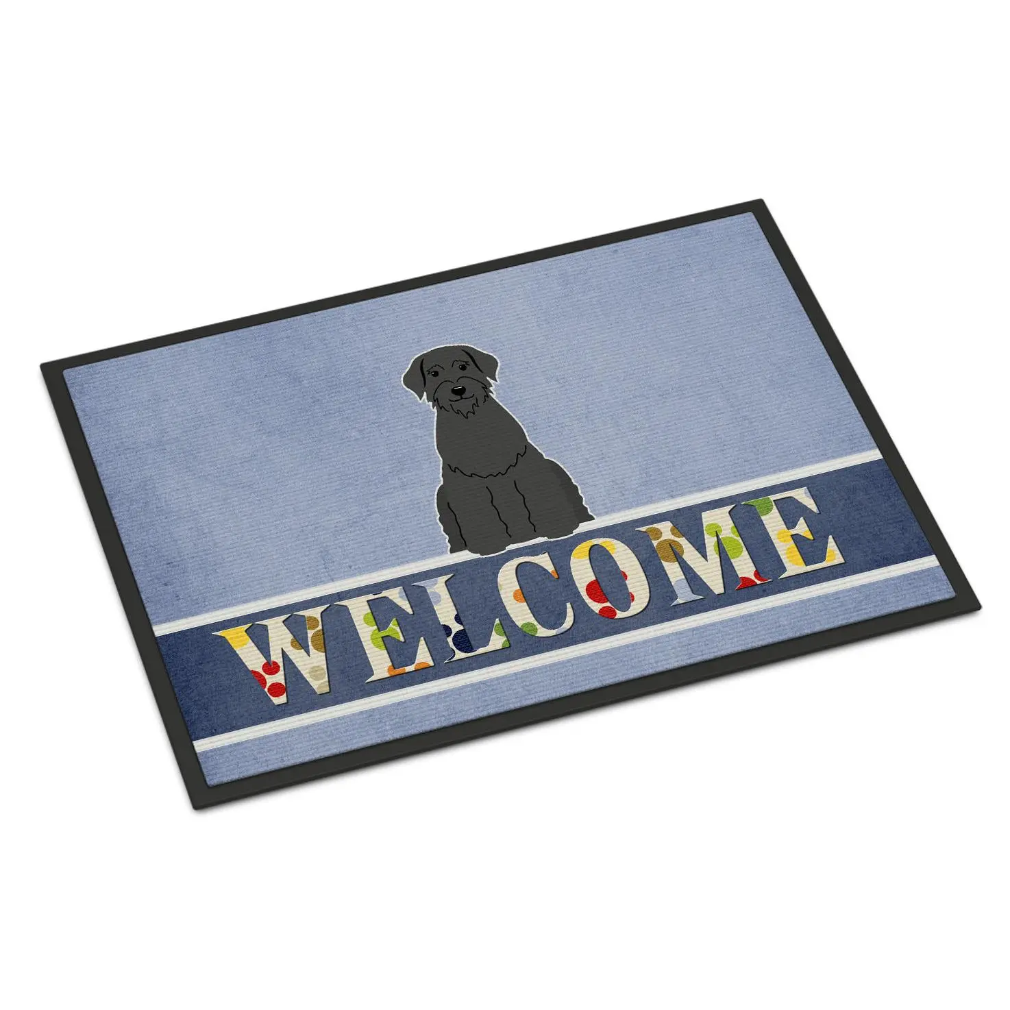 Giant Schnauzer Welcome Indoor or Outdoor Mat 18x27 BB5647MAT