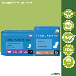 X9 Bladder Pads(2Sizes)Soft and gentle to the skin, with an U-shaped design that fits the human body perfectly, it absorbs quickly. It is recommended to use in combination. Suitable for people who are bedridden for a long time, including the elderly.