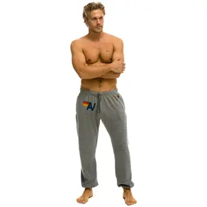 LOGO SWEATPANTS - HEATHER GREY