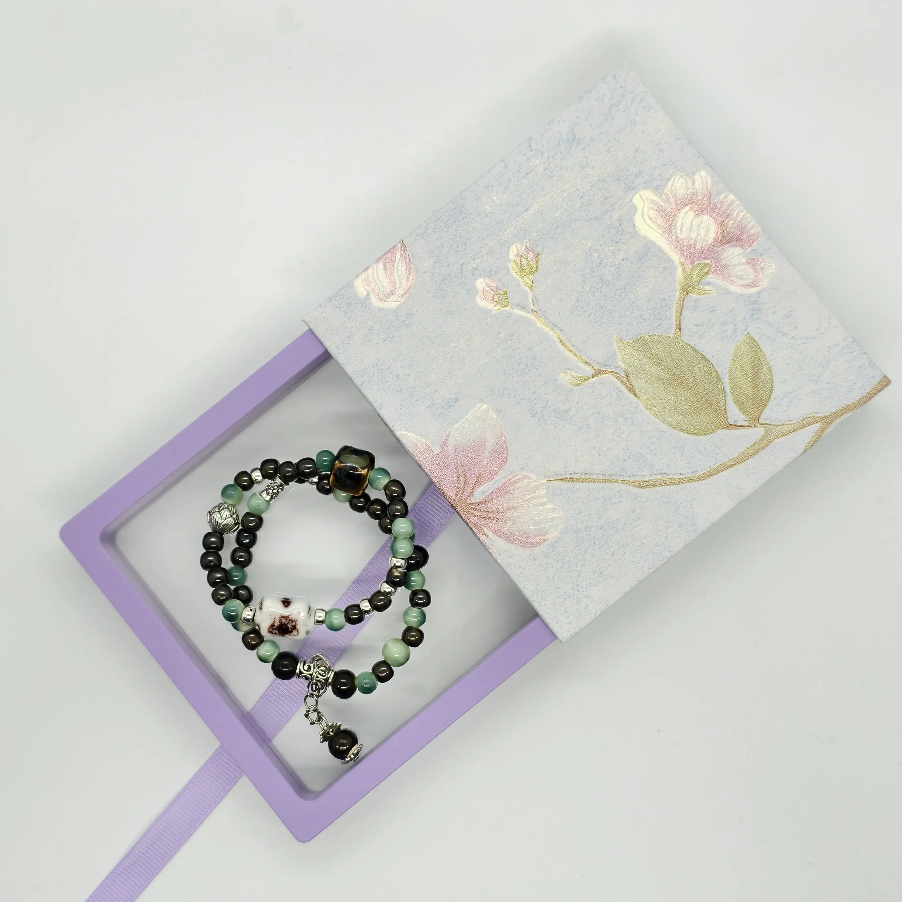 Ethnic - inspired Jingdezhen Ceramic Double - Loop