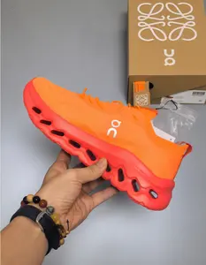 This bold monochromatic orange colorway is seriously underrated, engineered mesh upper keeps feet cool and comfortable all day