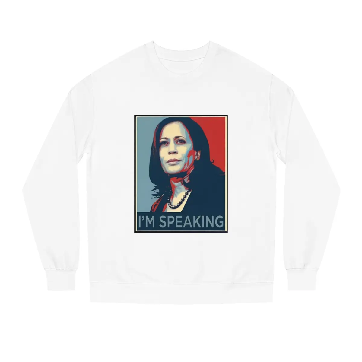 "Im Speaking; Vote" Unisex Crew Neck Sweatshirt