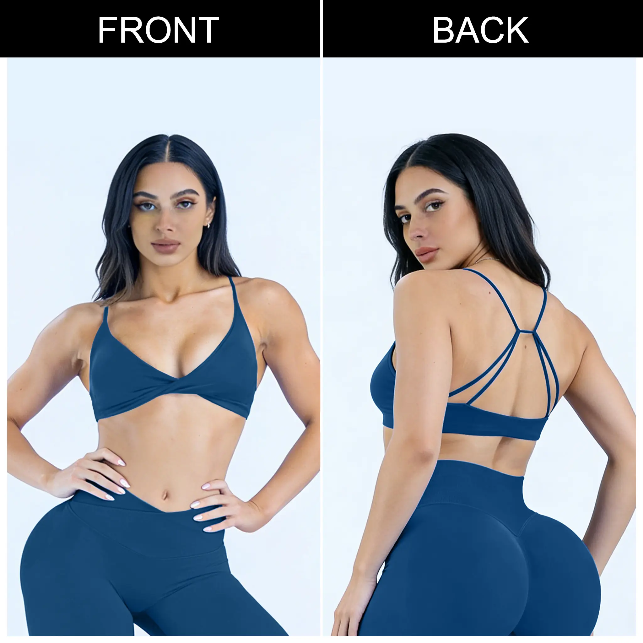 Petrol Blue Sport Bra