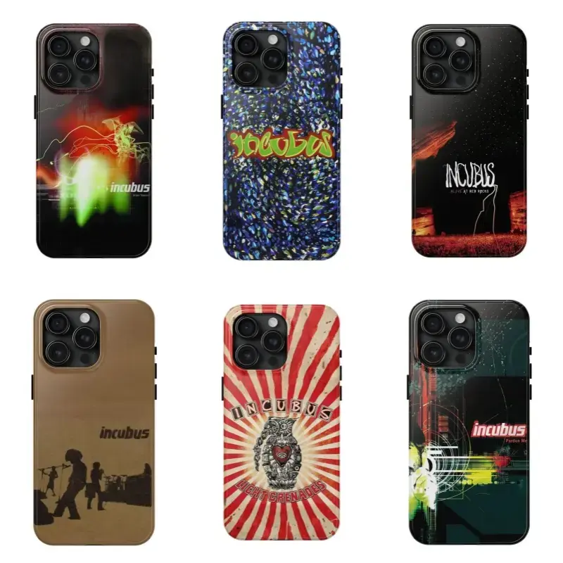 Incubus Band Alternative Rock Funk Metal Aesthetic Make Yourself Album Inspired 2000s Rock Classic Sound Concert Music Fan Merch Perfect Unisex Fan Gift Protective Cover For Apple iPhone 17 Pro Max 16 15 14 13 12 11 Plus.