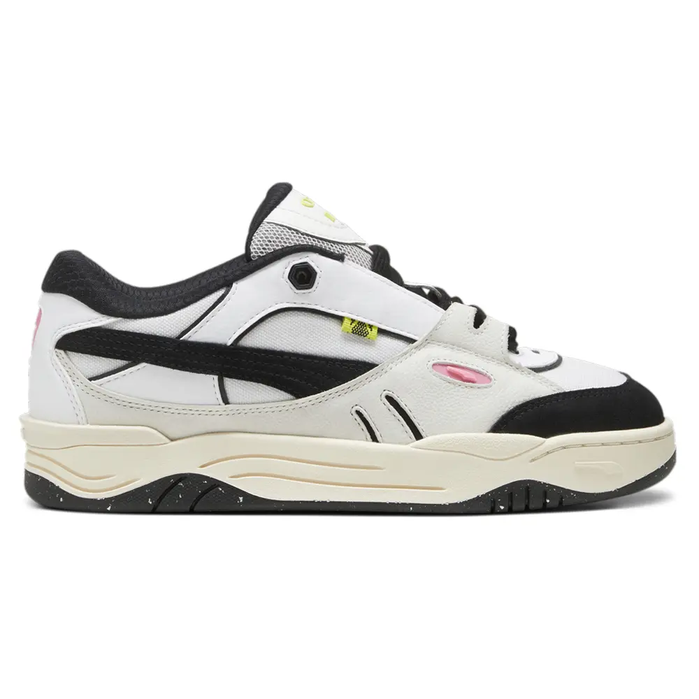 PUMA Mens 180 Fashion Lace Up Sneakers Shoes Casual - White
