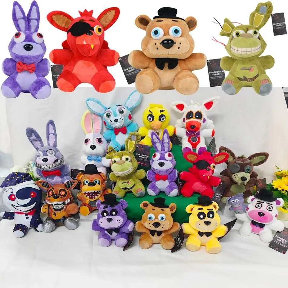 Five Night At Freddy Fnaf Cute Plush Toys Game Doll 18CM Bonnie Bear Foxy Cartoon Stuffed Dolls Freddy Toys For Children Gifts