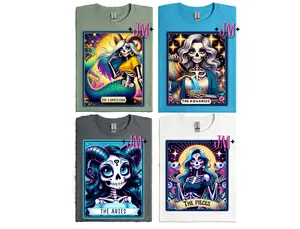 Zodiac Tarot Cards Solid Color SHIRT