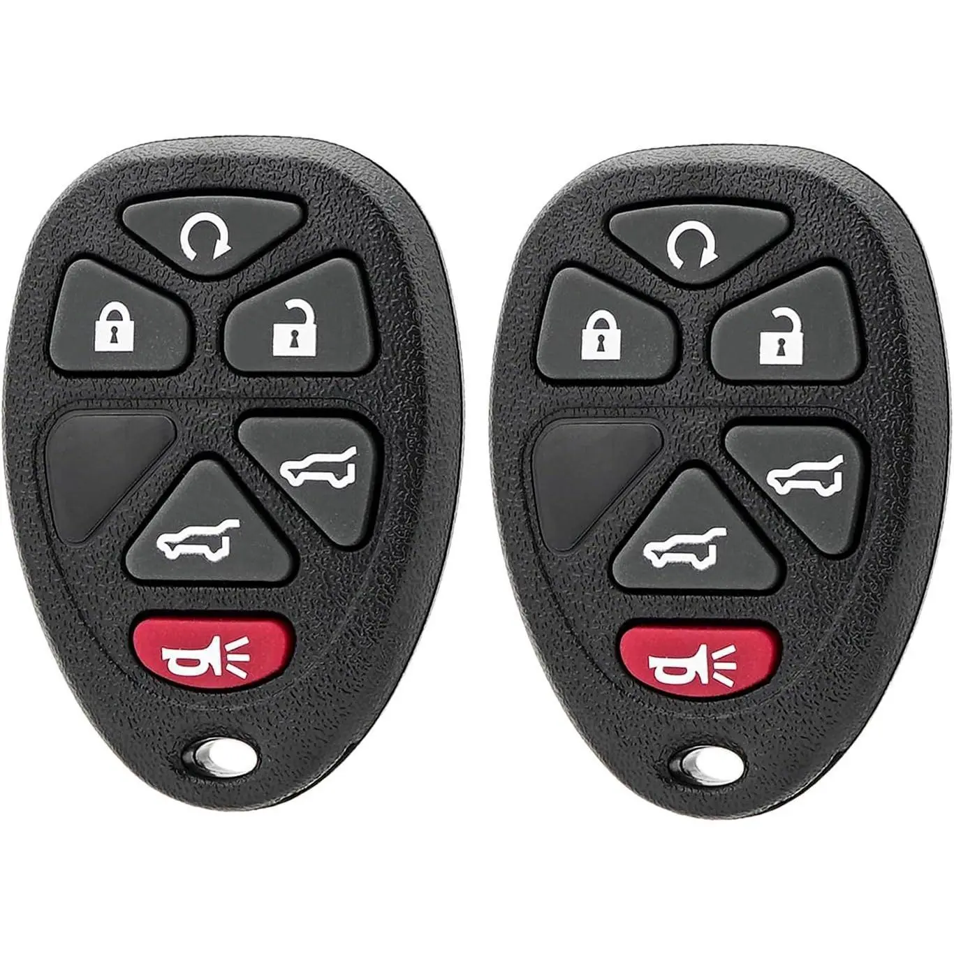 Car Remote Fob For 2007-2014 GMC Yukon , 2007-2013 Cadillac Escalade, Chevy Suburban Tahoe Traverse Keyless Entry Remote OUC60270, OUC60221,15913427 (Pack of 2)