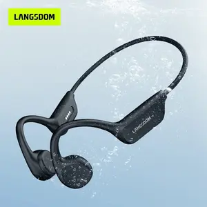 US Warehouse Fast Shipped Swimming IPX8 Waterproof Headset Bluetooth Bone Conduction Headphones MP3 Mode Sports Wireless Earbuds
