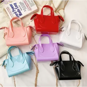 2026 Summer Kids Jelly Tote Purse, Mini Candy Color Crossbody Bag, Cute Girl Shoulder Bag for Everyday Play & Vacation Cute Girl Shoulder Handbag for Outdoor Play