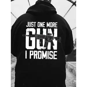 Just One More Gun I Promise Hoodie – Gun Lover Gift – 2A Rights T Shirt – Tactical Hoodie