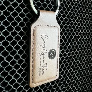 Laser engraved keychain