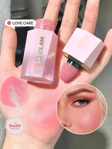 SHEGLAM Color Bloom Liquid Blush – Love Cake | Matte Finish Cream Blush | Long-Lasting, Lightweight & Highly Pigmented