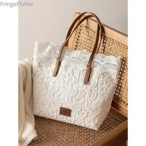 Vintage Lace Kiss Lock Shoulder Bag for Women | Elegant Crossbody Purse with Adjustable Strap, Lightweight Fashion Handbag for Daily, Party, Wedding & Travel