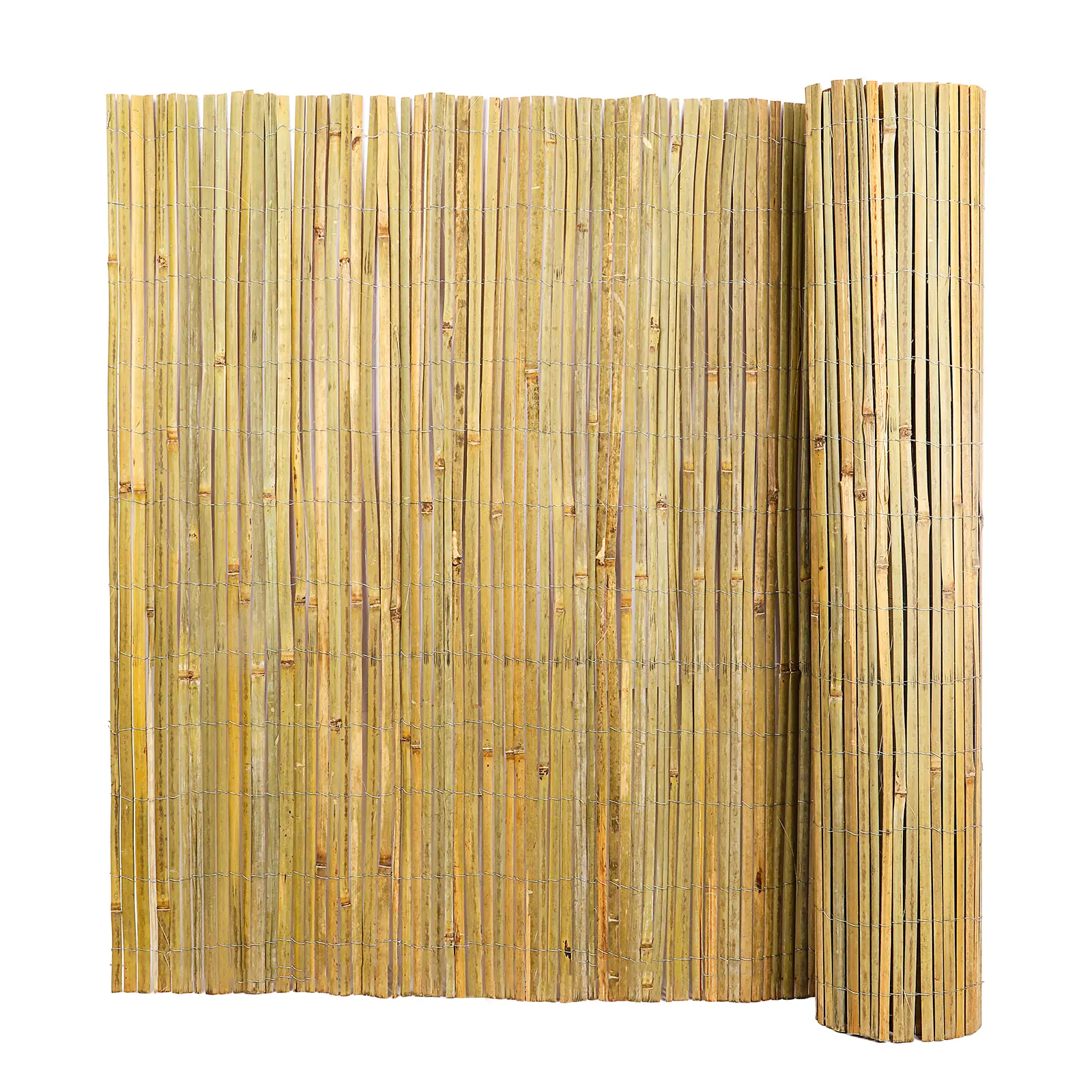 Bamboo Slat Screening Roll – Outdoor Privacy Fence (6ft x 13ft / 4ft × 13ft)