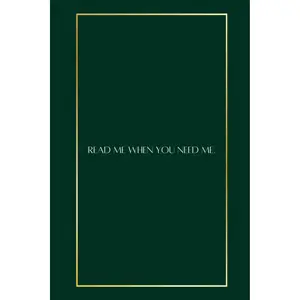 Read Me When You Need Me. Paperback book