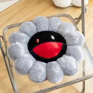 Y2K Dark Flower Pillow For Dorm Room